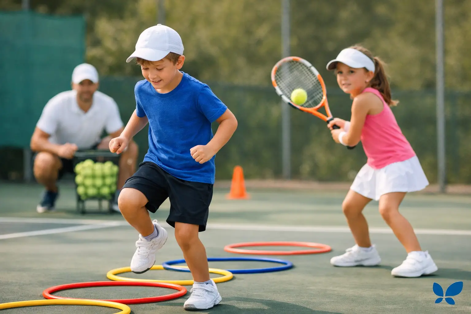 Progresul motric al copiilor prin joc și tenis