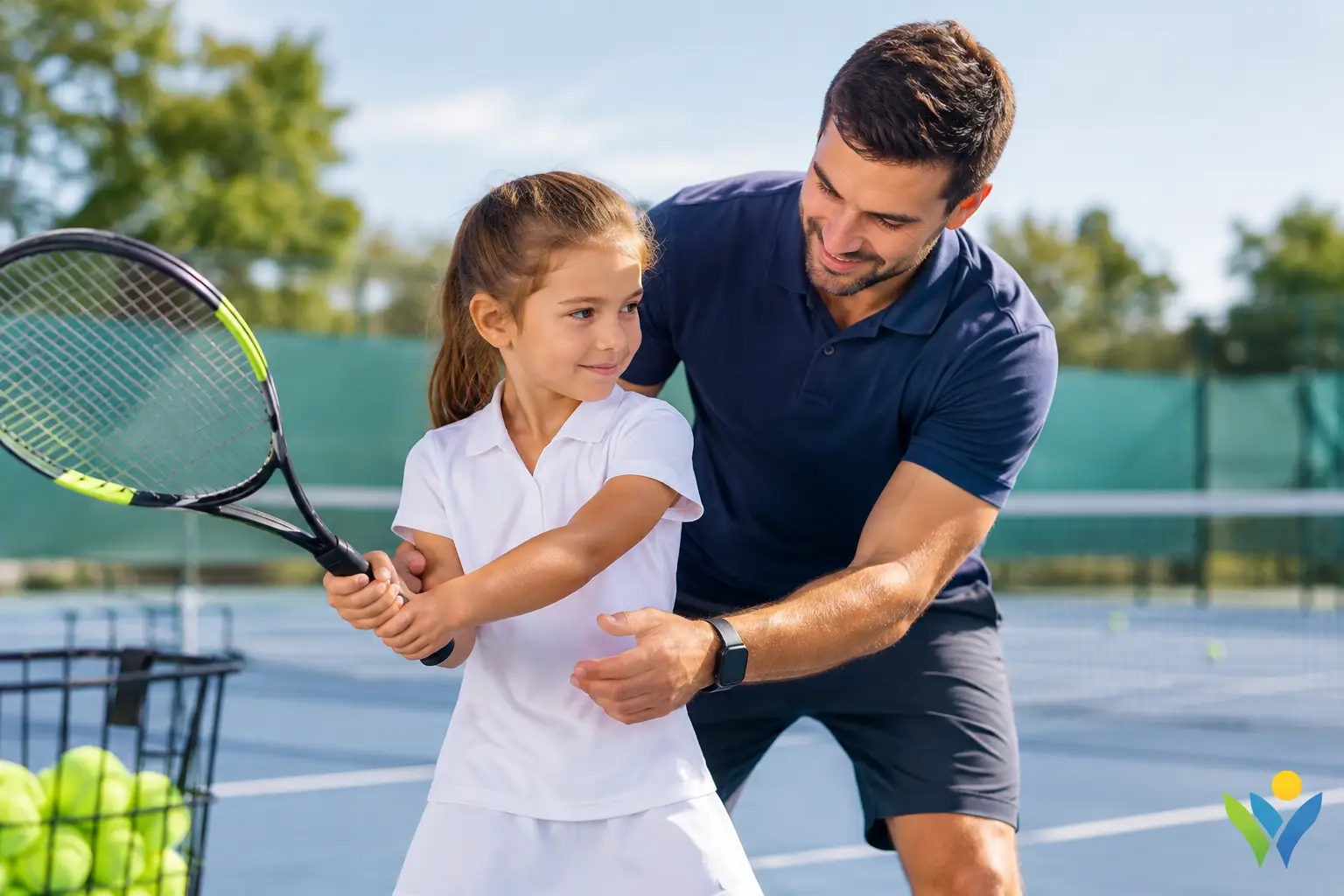 Siguranța la tenis pentru copii, pas cu pas